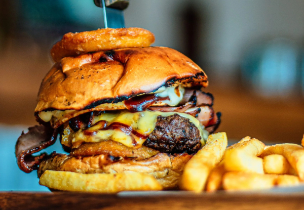 Any Two Burger Meals of Your Choice with Fries