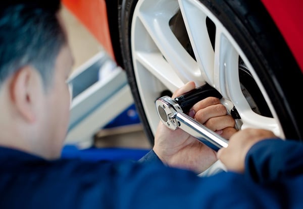 From $33 for a Wheel Alignment & Eight-Point Steering & Suspension Check (value up to $139)