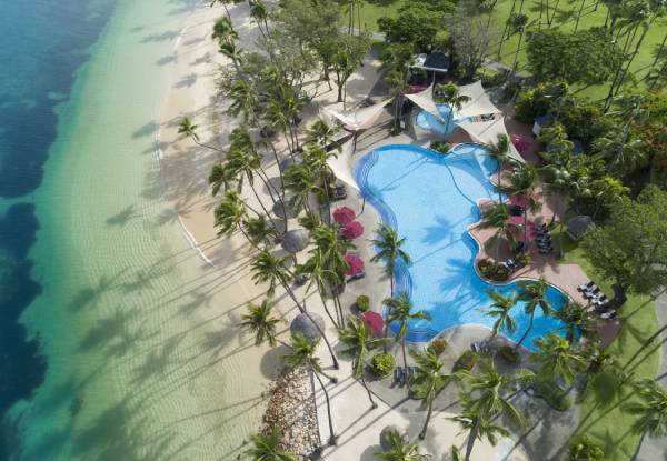Per-Person Twin-Share Five-Night Luxury Fijian Getaway incl. Daily Buffet Breakfast, Return Airport Transfers, Daily Dinner, & More