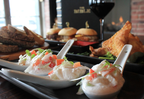 Four Tapas Sharing Plates & Two Beverages for Two - Option for Four People