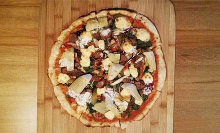 $24 for a Large Gourmet Pizza & Any Two Craft Beers or Wines (value up to $51)