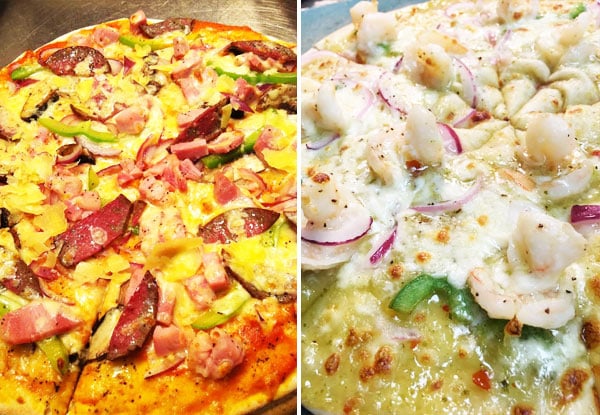 Two Italian Pizzas or Regular Pasta Dishes