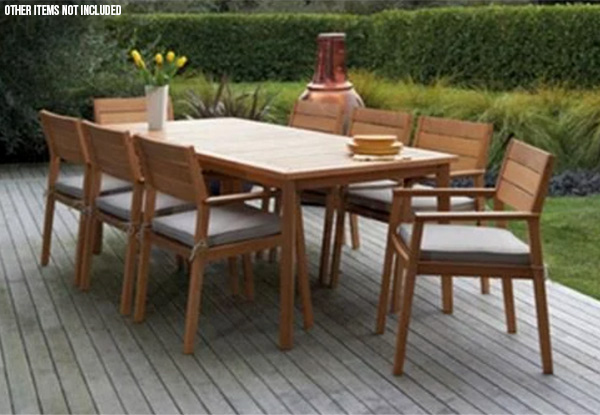 Excalibur Capri Nine-Piece Outdoor Dining Set