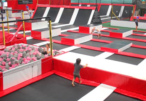 One-Hour Bounce Session for Two People - Options for Two-Hour Session & a Family Pass Available