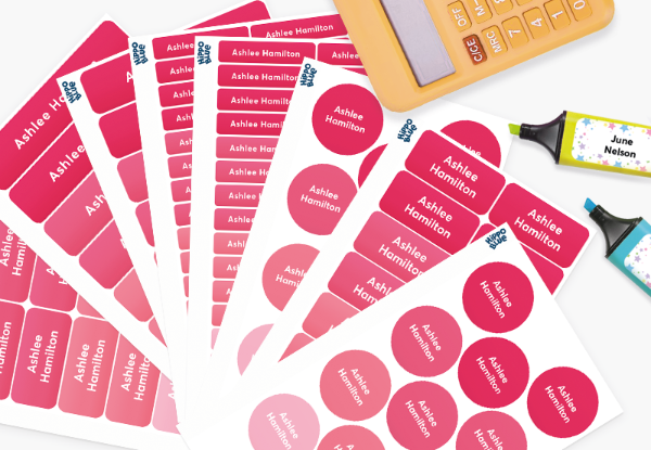 Starting School Name Label Pack with 228-Labels incl. Name Stickers & Clothing Labels with Free Delivery