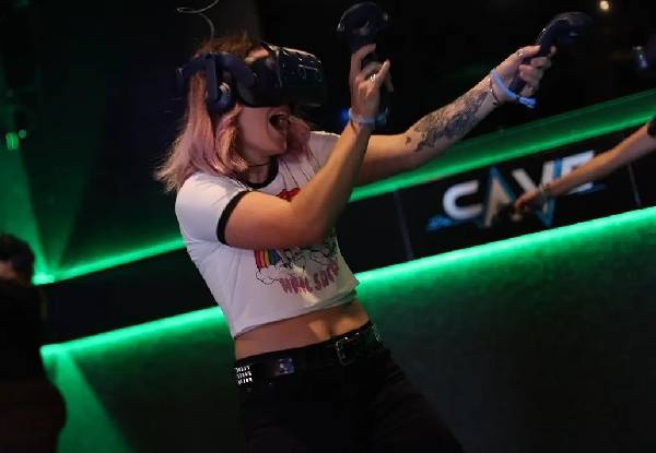 50% Off One-Hour VR Games at The Cave Palmy on Wednesdays from $25 for Two or More Players