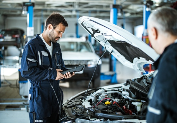 Comprehensive Car Service incl. Diagnostic Scan, Oil & Filter Change - Option for Service incl. Diagnostic Scan & Headlights Polishing