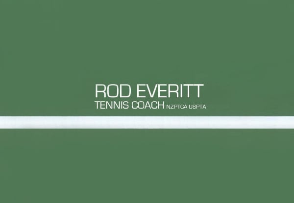 Rod Everitt Tennis Coach