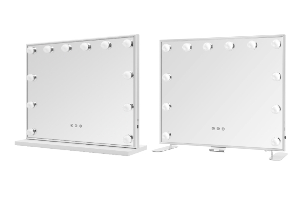 Hollywood Style 12-LED Touch Adjustable Makeup Mirror with USB Charging Ports - Available in Two Options