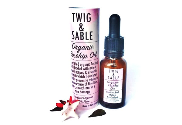 $19.95 for a 20ml Bottle of Organic Rosehip Oil or $34.95 for Two