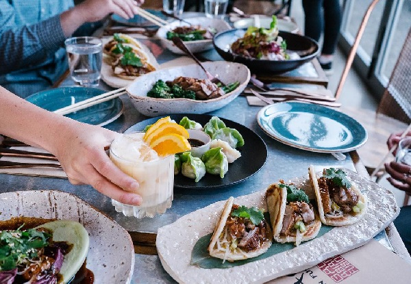 $50 Asian Fusion Dining, Drinks & Shisha Voucher for Two People