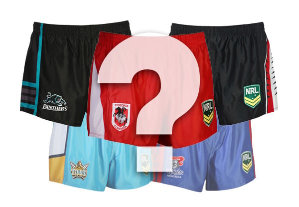 Five-Pair ISC NRL Shorts Lucky Dip
