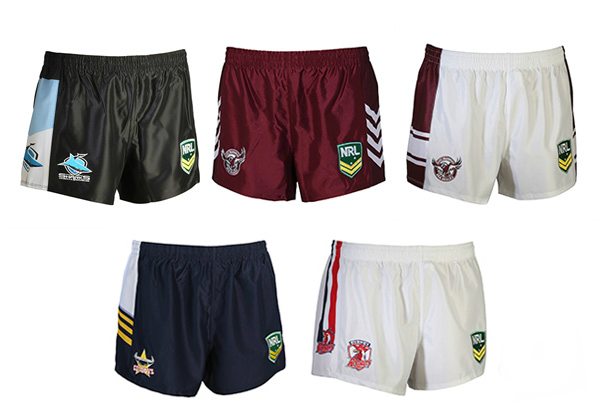 NRL ISC Sharks, Sea Eagles, Cowboys OR Roosters Shorts