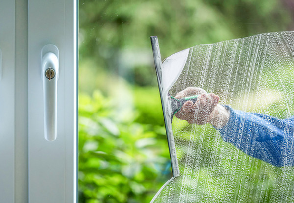 Interior & Exterior Window Washing for One or Two-Storey House - Option for up to Five-Bedroom House