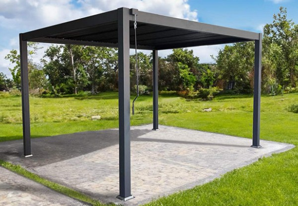 Jayson Outdoor Pergola Louvre Aluminium Roof