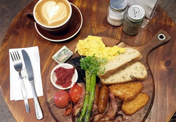$12 for an All-Day-Breakfast – Options for up to Four People (value up to $83.20)