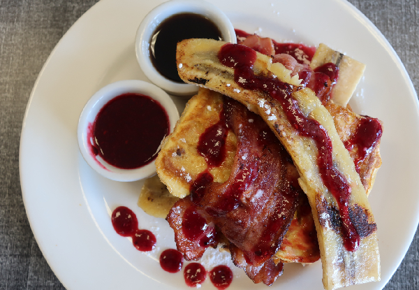 Brunch or Lunch Main for One Person Near New Brighton Beach - Options for up to Four People - Open Seven Days