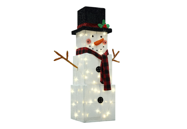 Christmas 75-LED Snowman Lights Decoration