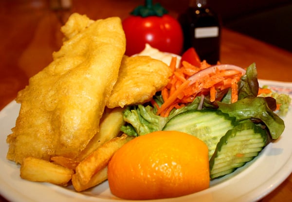 $19 for Two Fish & Chips Meals with Salad & Tartare Sauce (value up to $34)