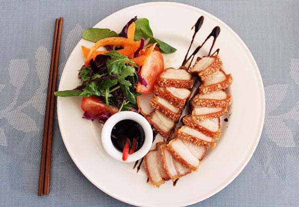 $25 for a $50 Dinner Dining Food & Beverage Voucher for Two People or $49 for a $100 for Four People