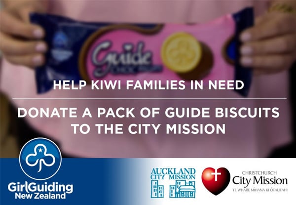 From $3.50 to Donate a Pack of Guide Biscuits to the City Mission