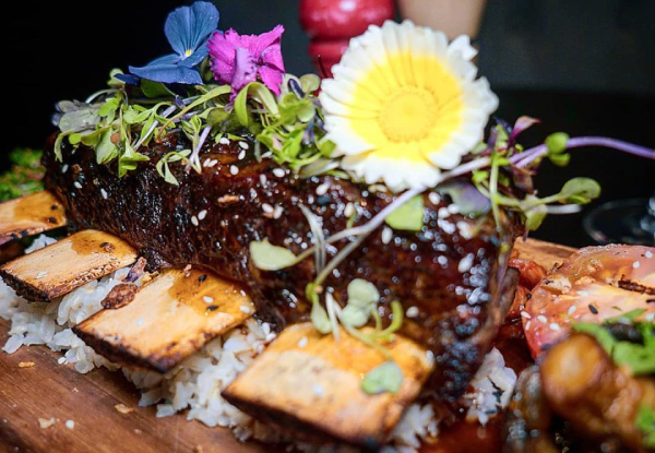 $40 Mediterranean-Fusion Food Voucher for Two People - Option for $60 Voucher