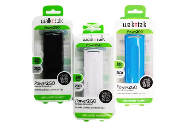 $11 for a Power2Go Portable Battery Pod Available in Three Colours