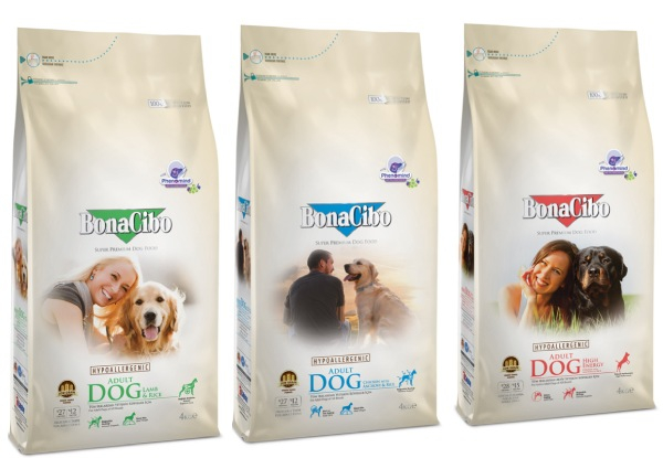 4kg BonaCibo Adult Dog Food Range -  Three Flavours Available