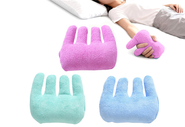 Palm Pad Cushion with Simulated Hand-Holding Design - Available In Three Colours and Option for Two