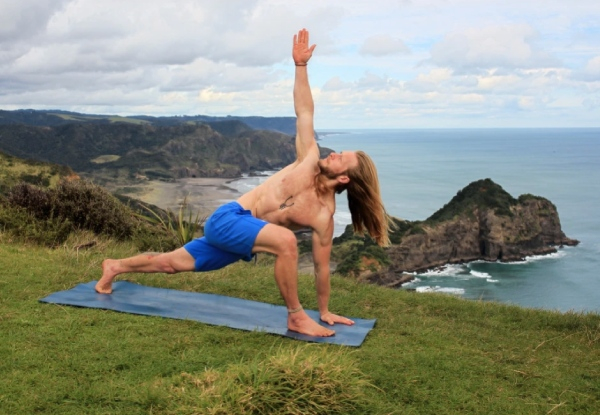 Group Sunday Yoga In Nature at Bethell’s Beach incl. Return Transport from Auckland, Water & Healthy Snacks & Scenic Coastal Walk – Options for up to 10 People