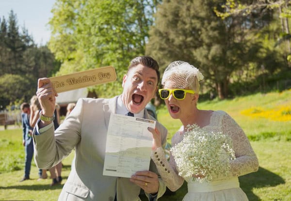 $449 for a Professional Wedding Celebrant Package for Rotorua, Taupo or Tauranga (value up to $700)