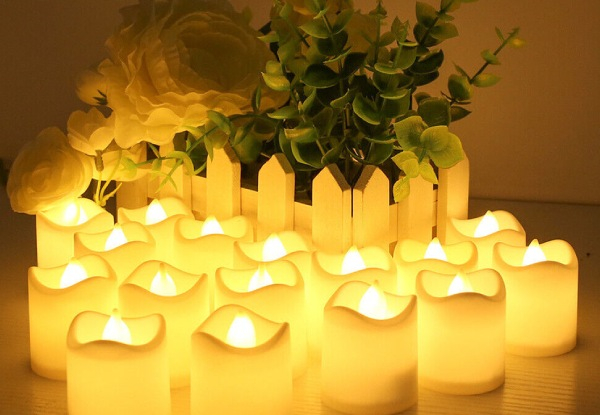 48-Piece Flameless LED Tealight