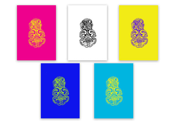 $25 for a Limited Edition Tiki Print by Erin Simpson Available in Five Colours