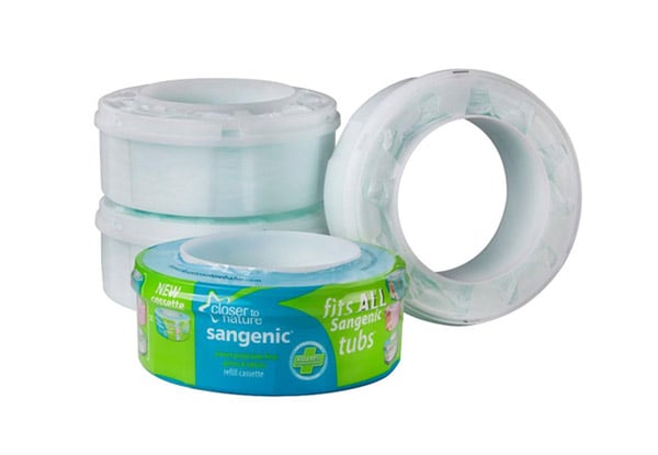 $59 for a Four Pack of "Fits All Tubs" Nappy Disposal Sangenic Refill Cassettes with Free Shipping