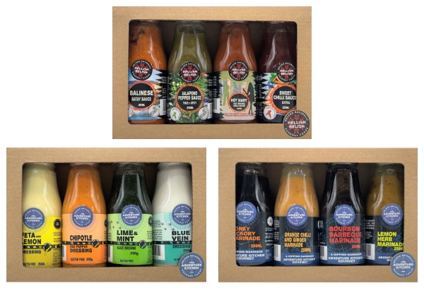 Nelson Naturally Dressing, Sauce & Marinade Range - Three Sets Available & Option for All Sets