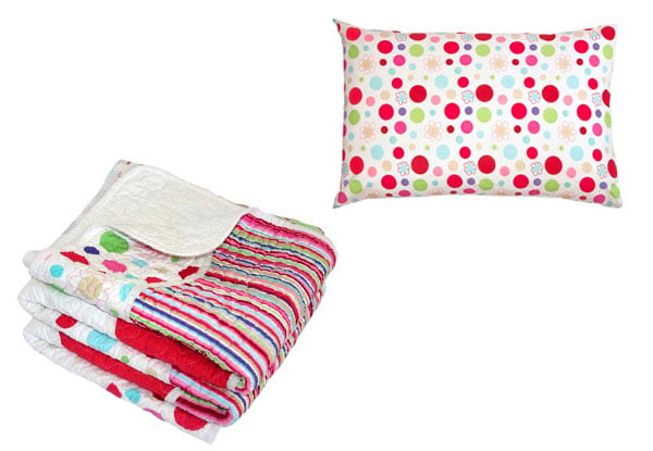 100% Cotton Lucy Kid's Bed Linen – Quilt Cover, Pillowcase or Comforter