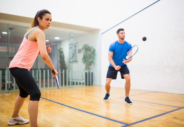 30 Minutes of Squash for Two People incl. Court Hire - Option to incl. Equipment Hire - Two Locations