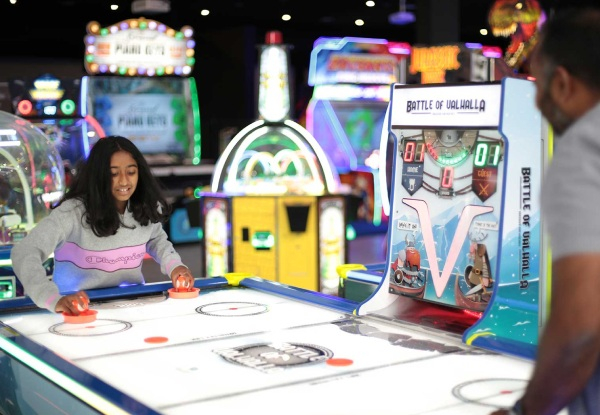 Arcade Card Combo incl. Your Choice of  Coffee or Hot Chocolate