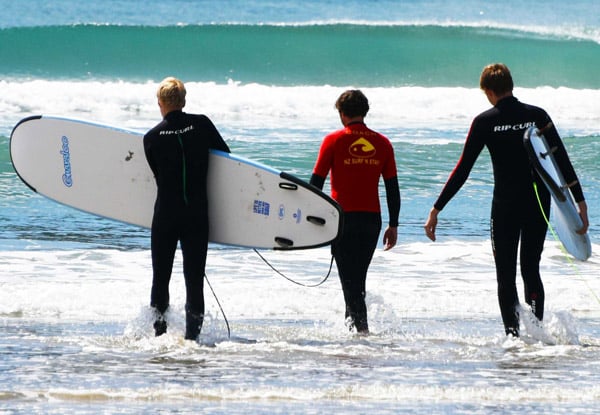 $34 for a Two-Hour Surf Lesson or from $58 for a Surf Lesson & Accommodation for up to Six People (value up to $558)