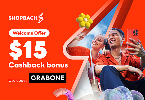 ShopBack Welcome Offer! $15 Cashback bonus use code: GRABONE