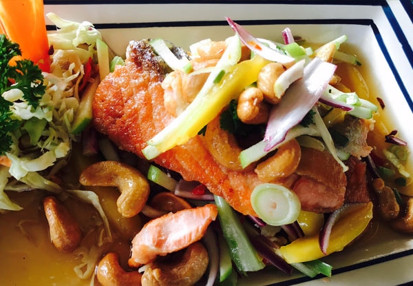 $45 for One Shared Entree, Two Mains, Rice & Two Glasses of Wine or Beer - Options for up to Eight People (value up to $287.20)