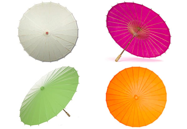 Parasol Umbrellas - Four Colours Available