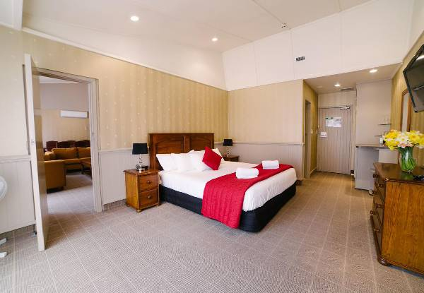 Mid-Canterbury Accommodation Package for Two incl. Breakfast, Free Wi-Fi, Late Checkout & $20 Dinner Voucher - Option for Two Nights
