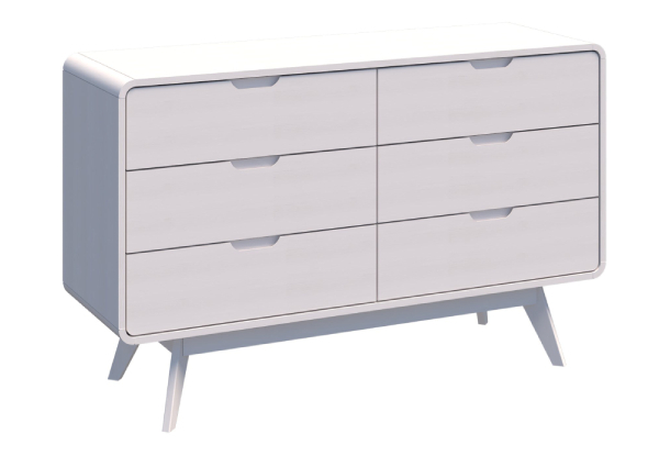 Six-Drawer Oslo Lowboy