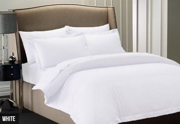From $69 for a Royal Living 1000TC Cambridge Stripe Duvet Cover Set with 12-Month Warranty & Free Shipping