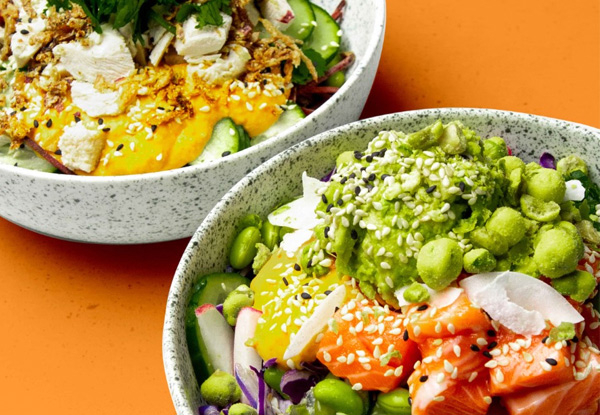 Two Healthy Regular Hawaiian Yeah Bowl Poke with a Japanese Twist - Britomart Location