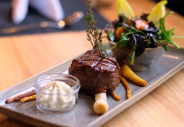 Any Two Dinner Mains for Two People - Option for a Three-Course Meal for Two