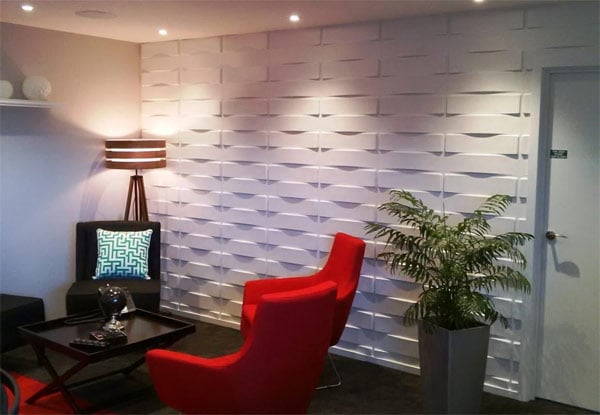 $79 for a 12-Pack of 3D WallArt Panels - Vaults Design (value $149)