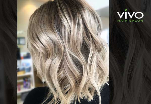 Balayage Hair Package incl. Colour, Style Cut, Shampoo Service, Colour-Lock Treatment, Toner, Head Massage & Blow Wave Finish - Option for Deluxe Balayage with Root Melts