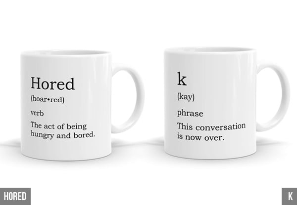 Bespoke Art Word Definition Mugs - 20 Styles Available